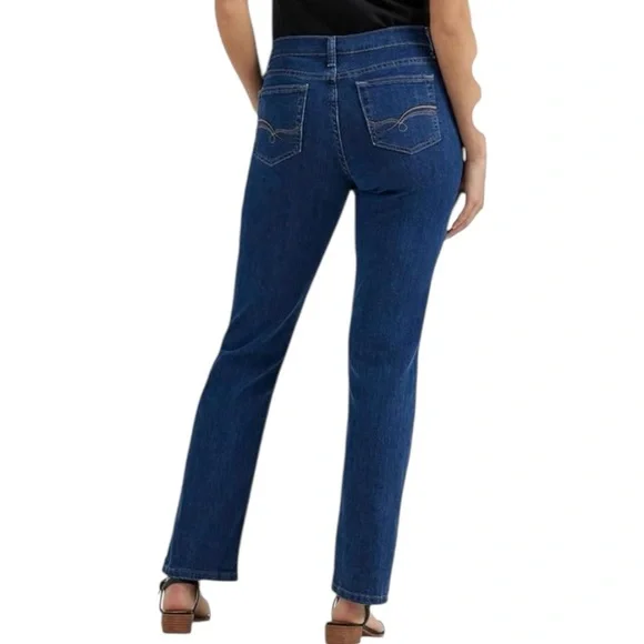 Riders, By Lee, Women's Straight Leg Blue Jeans. 18P. Indigo Blue. New With Tags - Picture 2 of 10